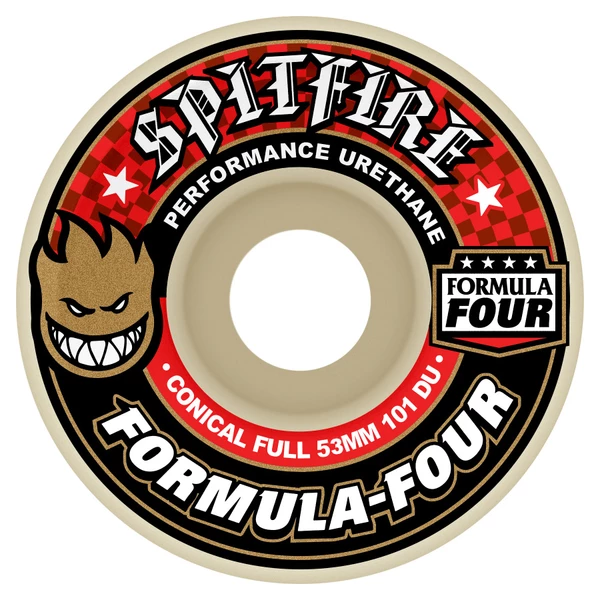 SPITFIRE WHEELS 53MM F4 101D CONICAL FULL - Tôpette Skateboards & Lifestyle
